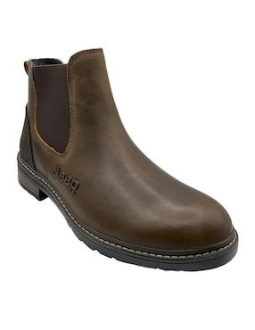 Botín Jeep de piel para hombre