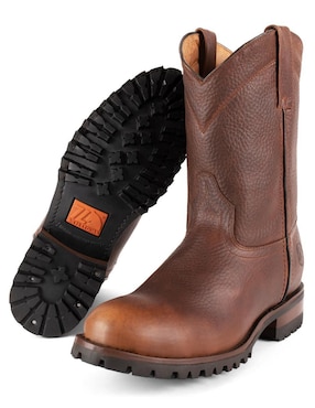 Bota Siete Leguas Roper de piel para hombre