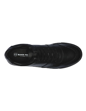 Tenis de piel Black Peppers para hombre