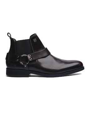 Botín black peppers de piel para hombre