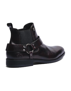 Botín black peppers de piel para hombre