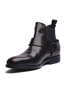 Botín black peppers de piel para hombre