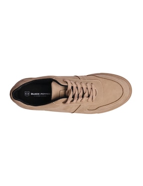Tenis de piel Black Peppers para hombre