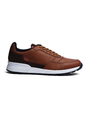 Tenis de piel Black Peppers Verona para hombre