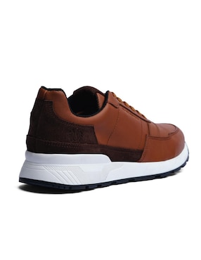 Tenis de piel Black Peppers Verona para hombre