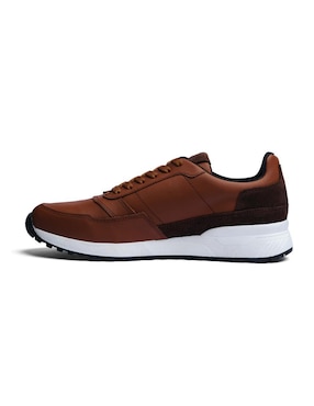 Tenis de piel Black Peppers Verona para hombre