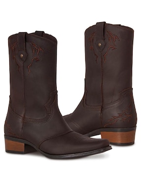 Bota Urban Cowboy de piel para hombre