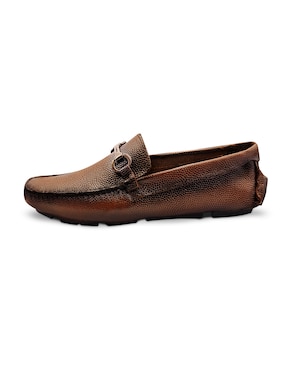 Zapato mocasín Randem Portland Mantarraya Caoba para hombre