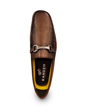 Zapato mocasín Randem Portland Mantarraya Caoba para hombre