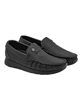 Zapato mocasín Negro Total para hombre