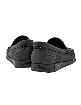 Zapato mocasín Negro Total para hombre