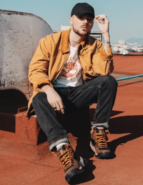 Bota Timberland de cuero para hombre