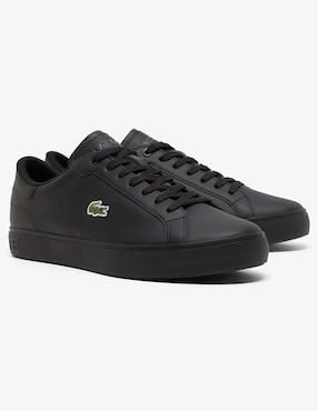 Tenis de piel Lacoste powercourt graphic para hombre