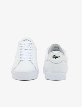 Tenis de piel Lacoste powercourt graphic para hombre