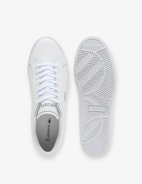 Tenis de piel Lacoste powercourt graphic para hombre