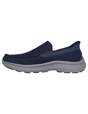 Zapato mocasín Skechers Pollard Slip-Ins para hombre