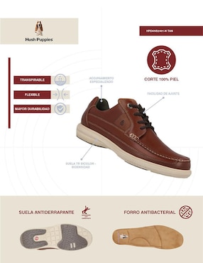 Zapato oxford Hush Puppies para hombre
