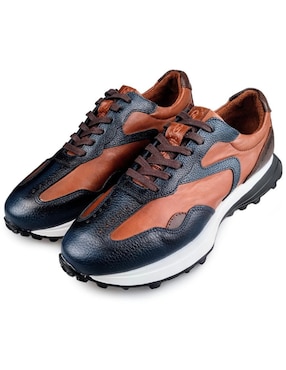 Tenis de piel Cromo One para hombre