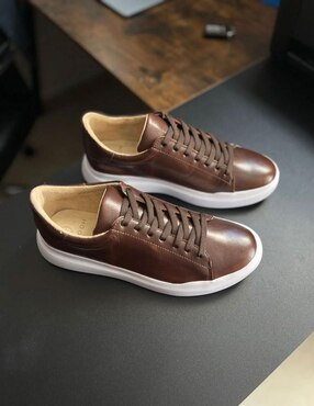 Tenis de piel Estilo Dh para hombre