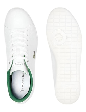 Tenis de piel Lacoste Hydez 119 1 P Sma Wht/Grn Leather para hombre
