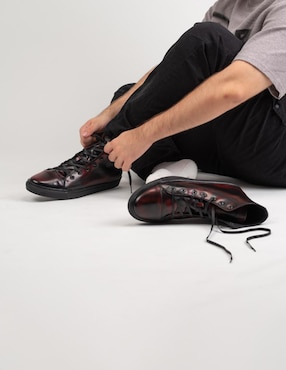 Tenis de piel Dasalo para hombre