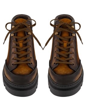 Botín Prada de piel para hombre