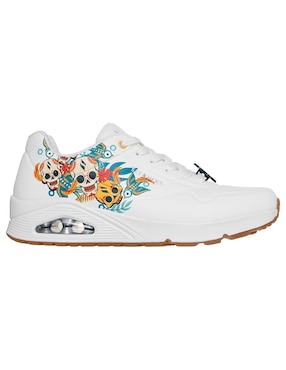 Tenis Skechers día de muertos para hombre
