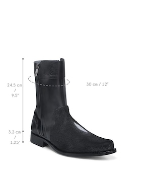Bota Franco Cuadra de piel para hombre