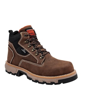 Bota Caribu de cuero y piel