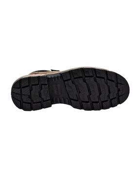 Bota Caribu de cuero y piel