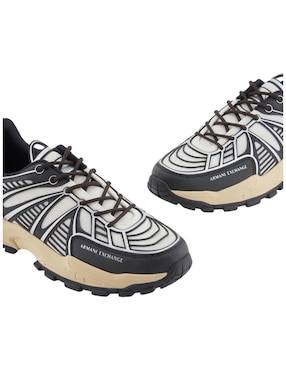 Tenis Armani Exchange retro runner para hombre