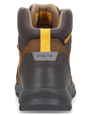 Bota industrial Caterpillar de cuero y piel