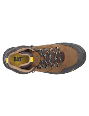 Bota industrial Caterpillar de cuero y piel