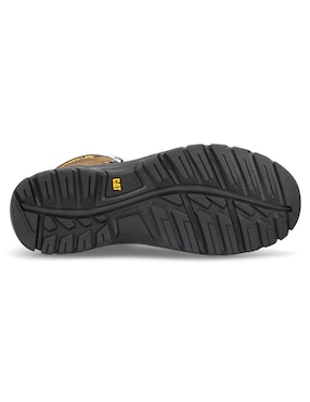 Bota industrial Caterpillar de cuero y piel