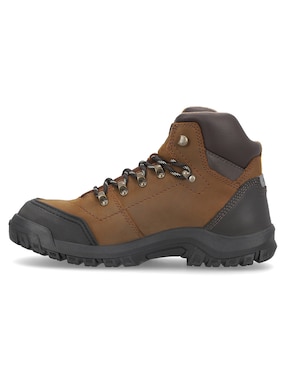 Bota industrial Caterpillar de cuero y piel