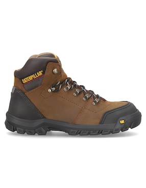 Bota industrial Caterpillar de cuero y piel