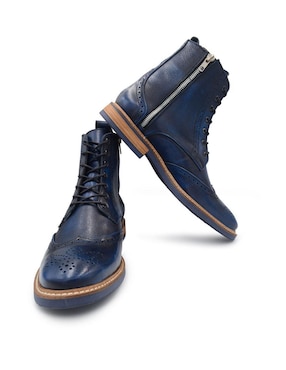 Botín Estilo Dh de piel para hombre