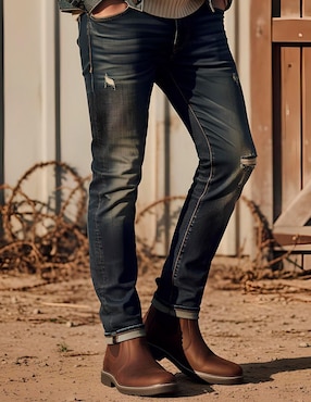 Bota Merano de piel para hombre