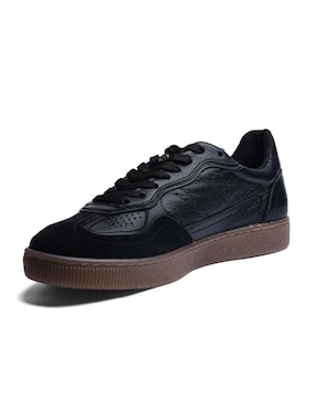 Tenis de piel Black Peppers para hombre
