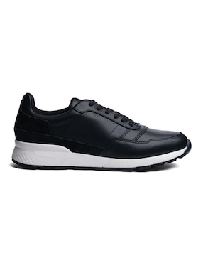 Tenis de piel Black Peppers para hombre