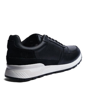 Tenis de piel Black Peppers para hombre