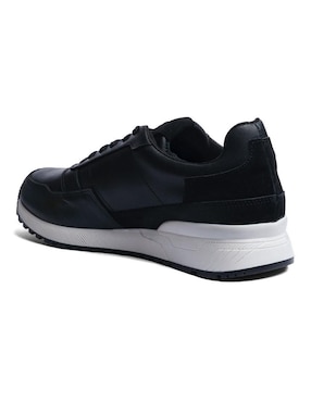 Tenis de piel Black Peppers para hombre