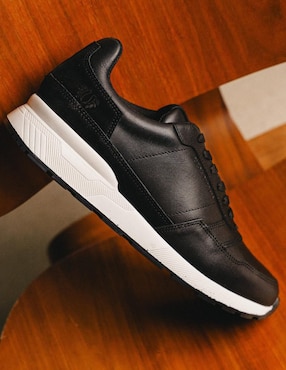 Tenis de piel Black Peppers para hombre