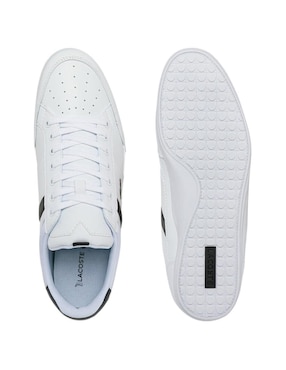 Tenis de piel Lacoste haymon para hombre