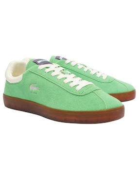 Tenis de piel Lacoste baseshot para hombre