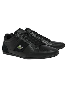 Tenis de piel Lacoste chaymon para hombre