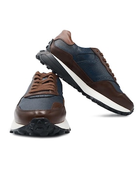 Tenis de piel Estilo DH para hombre