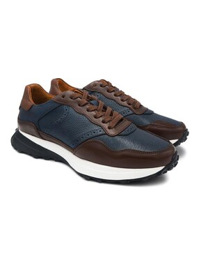Tenis de piel Estilo DH para hombre