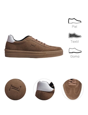 Tenis de piel Lob para hombre