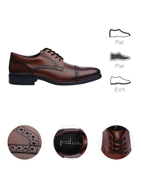 Zapato derby Lob para hombre